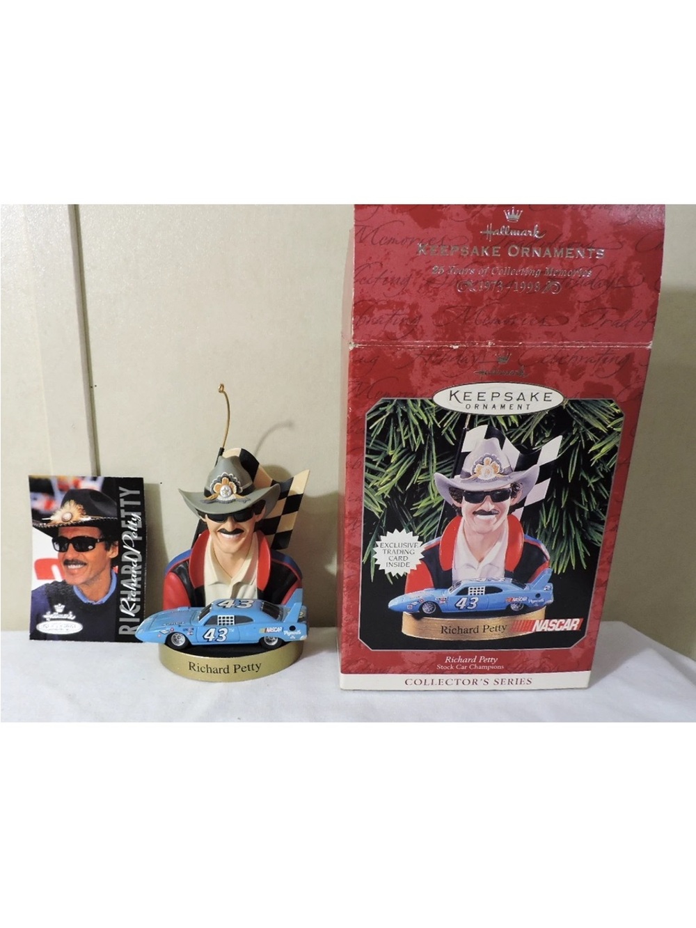1998 Hallmark Keepsake NASCAR Richard Petty Christmas Ornament